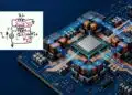 TLVR multiphase coupled inductors, auxiliary ballast inductor